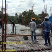 35MLD WTP filter house roof slab concrete.