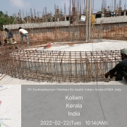 rebar work for inner base slab in CFL 02