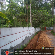 Chettikulangara(ward 5) near kattuvallil temple road Road side: LHS Pipe :90mm PVC  No of pipes laid:42