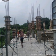 First floor column concrete 