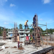 1st lift Columns  casting in admin building 