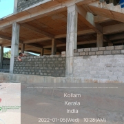 Brick work in chemical house