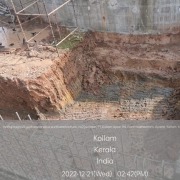 Connecting channel (CFL 2- filter house) : Excavation started