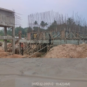 Flash mixer : Shuttering for outer wall in progress