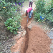 Moopainadu -Pipe laying on progress