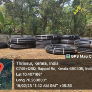Supply of HDPE pipe for Parappukkara GP