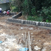 2021.12.20 Compound wall construction