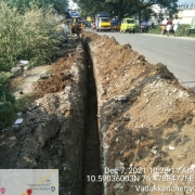110mm pipe laying 