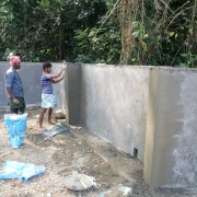 Compound wall plastering -6/1/22