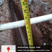 1 M TRENCH PVC PIPE LAYING AT MUKHATHALA WARD NO 10