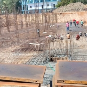 Reinforcement work for  filter house and pump house