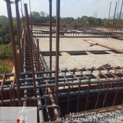 Column and beam Reinforcement work  4th brace,  11.50 LL OHSR Akathethara   