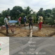 Concreting of Terrace slab in chemical house