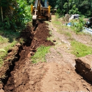 Laying of pipe line