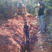 Vythiri-Pipe laying on progress