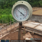 10kg/cm2 160 mm HDPE pressure test at Muthrathikara