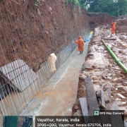 concreting of Base slab and shear key  completed