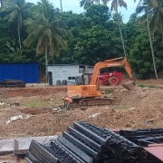 Central shaft excavation in CFL3