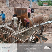 Cascade aerator- Concreting of thrust block (2nd lift)