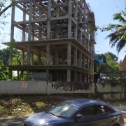 Overall view of the OSHR under construction at Malampuzha