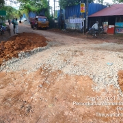 GSB compacting of road