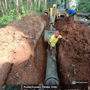 DI pipe laying