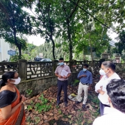 02.08.21 Site inspection with Dist Collector & Hon Judge
