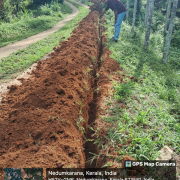 Moopainadu -Pipe laying on progress