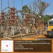 Meppadi-Pumphouse column second lift & OHSR pedestal column concreting ongoing.