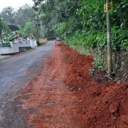 15.06.2021 160 mm PVC pipelaying along Kanjirapallypadi-Blessy road