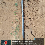 Chettikkulagara ward 2  (mattom north) main pipe 90 mm pvc