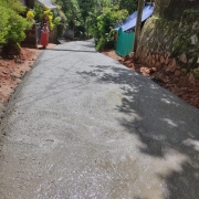 Road restoration work completed at nanthirikal