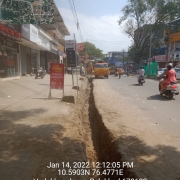 GSB filling at Bazaar road 