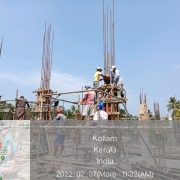 Column concreting in Filter house(second lift)