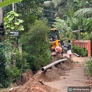 Chettikulangara ward 9 perungala road 90mm PVC pipe work