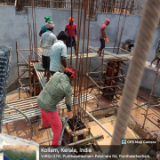 concreting columns in sludge sump