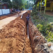Pipe Laying Work ongoing