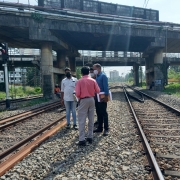 nspection with Railway authoritys ... Thammanam Kadavanthra work.