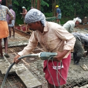 brace beam concrete work  at karimkunnam
