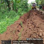 Excavation and Pipe laying