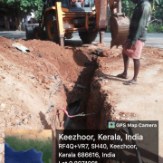 Interconnection work at Rajan kavala- Arunoottimangalam Junction