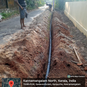 Chettikulangara ward 1 karipuzha main pvc 90mm