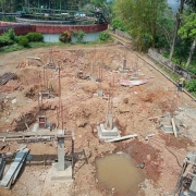 foundation works for Chemical store in progress