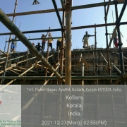 Concreting of outer wall (Grid3/A-M)