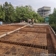  roof slab and beam casting work