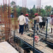 Concreting of wall above+4.70m lvl in filter house