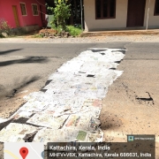 Kattachira road restored by tar- 16.04.22