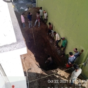  Septic tank earth work excavation 