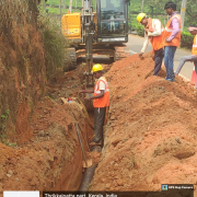 Meppadi - Pipe laying on progress