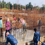 Concreting for inner raft in CFL2.